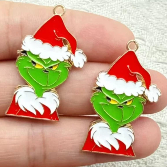 Lot cartoon Christmas charm Pendant DIY bracelet Necklace earring Jewelry Making Charms