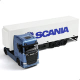 1/43 Scale Swedish Style Semi Truck with Transport Container Die-Cast Model ?C He Model