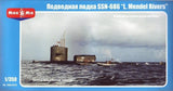 Mikro Mir 350-015 - 1/350 U.S. Nuclear-powered Submarine Ssn-686 "Mendel Rivers" Model