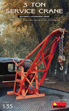MiniArt 1/35 3 Ton Service Crane Wrecker Tow Truck Bed Attachment Model Kit Model