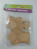 Crafter's Square DIY Wood Wall Plaque House Shape Craft Kit Home Decor Art NEW Model