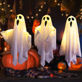 3Packs Halloween Light up Hanging Ghost Halloween Ghost Decorations with LED Lig Model