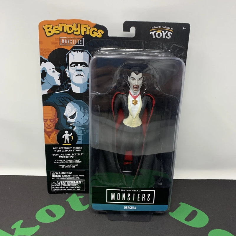 BendyFigs Universal Monsters Dracula Figurine W/ Display Stand Halloween Horror Model