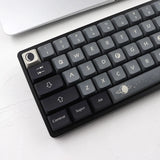 Black Gray Apollo XDA Profile Dye Subs PBT Keycap Set -133 Keys Model