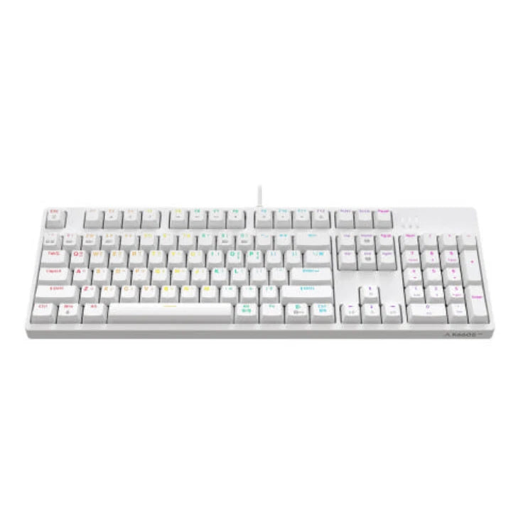 ABKO K660S V2 Kyle Optical axis V2 Gaming Mechanical Keyboard White Model