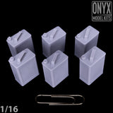 ONYX MODEL KITS | 1:16 | 1/16 | British 2 Gallon ??Flimsy?? Cans (x6)  | WW2 | Model