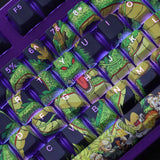 Dragon Ball Z Translucent RGB Keycaps - Cherry MX - Mechanical Keyboard Gift Set Model