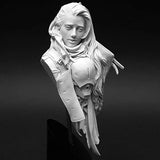 Mecha female soldier Offline 1/10 Scale Resin Bust Sculpture #X348 Model