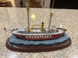 Vintage Danbury Mint Lightship Chesapeake Collectors Boat Ship Display Model