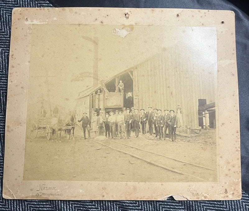 10x12 KELSO WASHINGTON 1890¡¯s BOARD PHOTO MILL / FACTORY Model