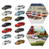 50pcs HO Scale Model Cars Vehicles 1:87 Building Scenery Railway Layout C100 Model