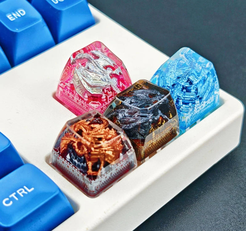 New Handmade Key Cap For Cherry MX Mechanical Resin Artisan Keycaps 1U Backlit Model