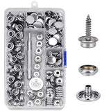 150 Pcs Canvas Snap Kit Toolmetal Screws Snaps Marine Grade 3/8" Socket Stainles Model