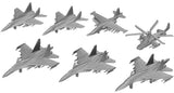 1/700 Sky Wave Russian Air Force Aircraft Set 2 Plastic Model S83 (Airplane) Model
