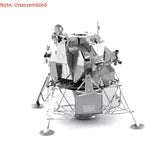 8cm DIY Metal 1/50 Scale USA Apollo Lunar Module Not Assembled Model Toy Gift Model