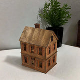 1/72 European Building Model Kits Architecture Scene Model 3D Puzzles 2 Tier Model