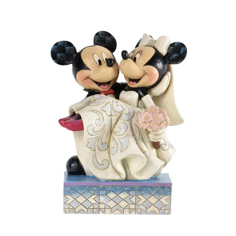 Jim Shore Disney Traditions Mickey & Minnie Wedding Figurine 4033282 Model