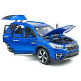 1:30 Subaru Forester Model Toy Car Diecast Toy Vehicle Toys for Boys Gifts Blue Model