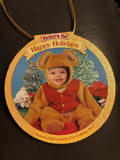 Picture Me Happy Holidays Child Photo Board Book Ornament Fun Christmas Gift Model