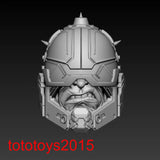 1:12 1:18 Hulk Spaceship Mechanical Head Sculpt For 6" 3.75" Action Figure Body Model