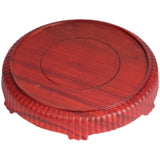 Rosewood Round Display Rack Pedestal Teapot Vase Incense Burner Figurine Base Model