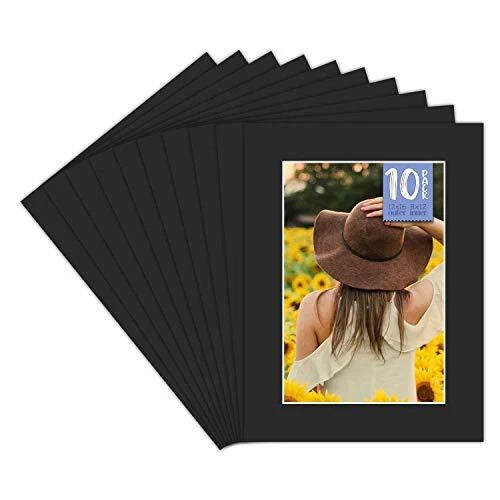 12x16 Picture Mat Boards Fits 8x12 White Core 4-Ply Acid-Free Bevel Cut Picture Model