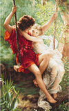 New Luca-S Cross Stitch Kit The Spring of Lovers-B415 Model