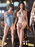 1/6 Female Elasticity One-Piece Swimsuit Clothes Model For 12