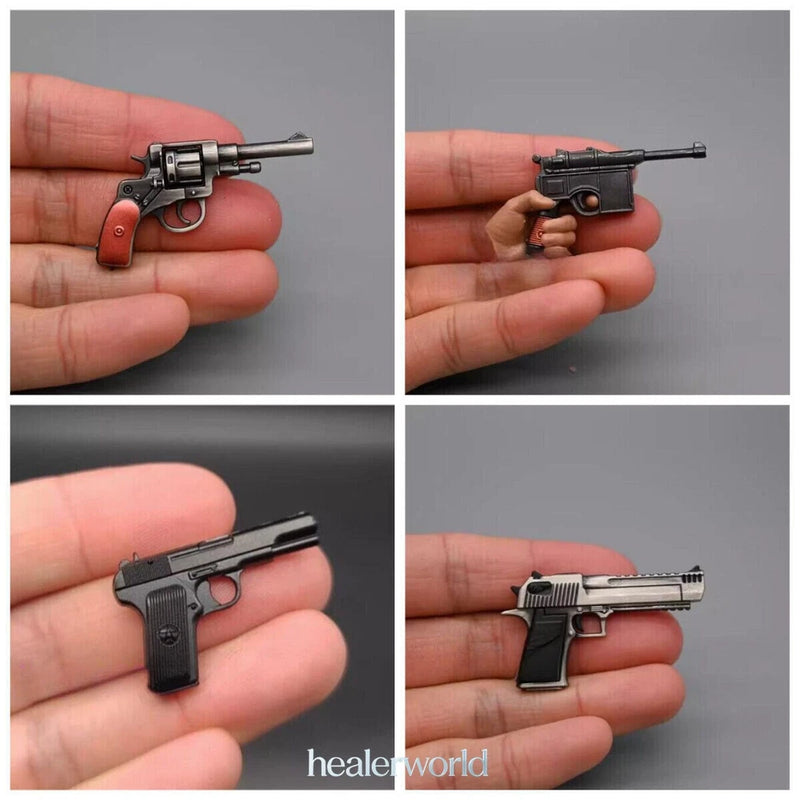 1/6 Scale Unique Gift Action Figure Mini Gun Weapon Model For 12'' Body Model