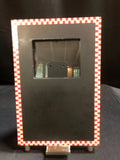 Swing checker board chalkboard picture 3x3 frame~ 10"x6" Model