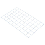 20"x12" Wire Grid Panel, 1 Pack Wall Grid Decorative Board Photo Display White Model