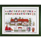 Le Bonheur des Dames counted cross stitch kit "Saint Cast House", 35x25cm, DIY Model
