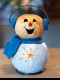 Christmas Handcrafted snowman gourd-Gabriel girl winter decoration Model