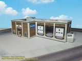 Z Scale Building - Cross Dock / Warehouse -  PRE-CUT Card Stock (PAPER) Kit CDZ1 Model