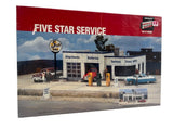 O/07 Gauge Walthers Cornerstone 933-3310 Five Star Service Building Kit Model