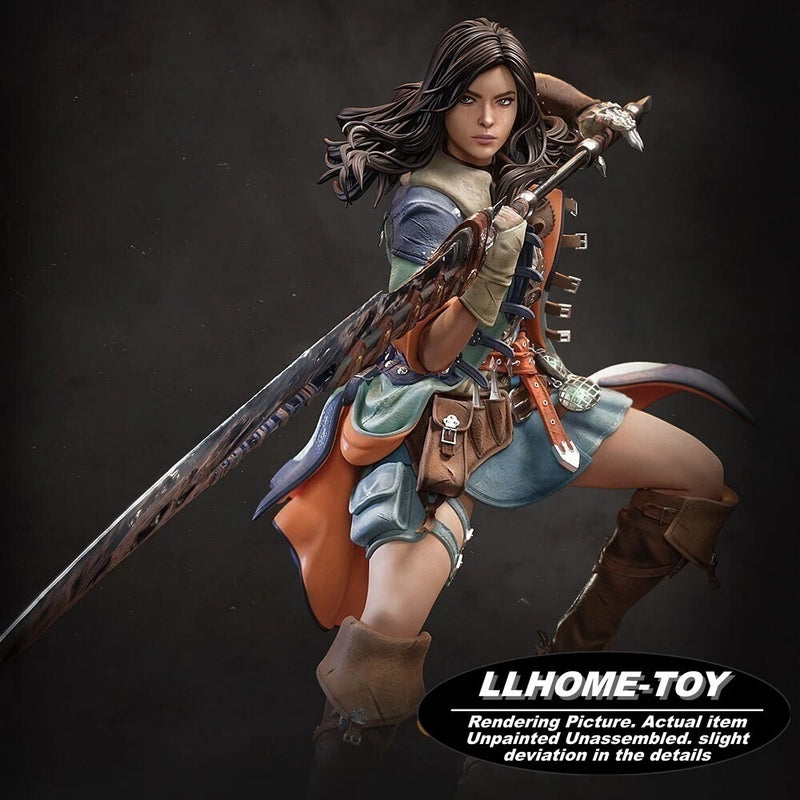 Girl Female Hunter Resin 1:6 Model Kit Unpainted 3d Print GK Statue Figure Model