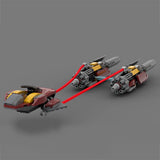 Hot Sale Marshall's Podracer Speeders Model Building Kit 252 Build Moc Model