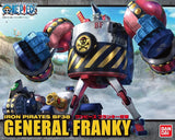 One Piece Best Mecha Collection Model Kit Pvc General Franky 20 Cm Bandai Model