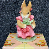 Enesco My Blushing Bunnies Figurine Friendship Harvests Many Blessings 204404 Model