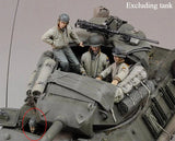1/35 Resin Figure Model Kit M10 US Tank Crew WWII 4 Figure Unassembled Unpainted Model