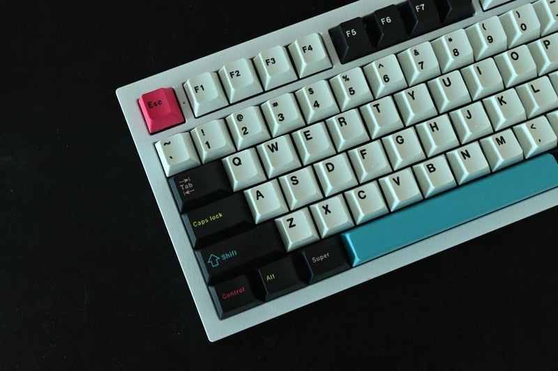 Retro Minimalist Outer Space Theme Keycap Set for Mechanical Keyboard Model