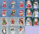 JIM SHORE By Mill Hill WINTER SERIES Counted Cross Stitch Kits Santas, GNOMES, + Model