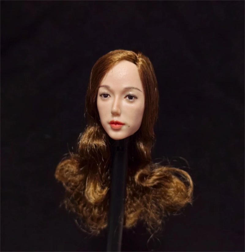 1:6 Female Singer Head Carving for 12 inch figure PH TBL model toys Model