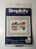 VTG Simplicity Countless Cross Stitch Hat Depot 05505 12" x 9" Model