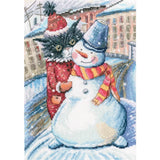 RTO counted cross stitch kit "There were cats. I make the world more beautiful", Model