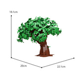 The Small Leafy Tree 670 Pieces Good Quality Bricks Building Blocks Kit Toys Model