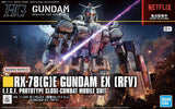 Bandai 255 RX-78[G]E Gundam EX HG RFV 1/144 Model Kit - US Model