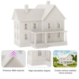HO Scale 1:87 Model Dwelling House Kit Unassembled Architectural Building Model
