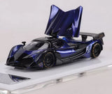 LMF 1/64 Scale Devel Sixteen Hypercar Blue Diecast Car Model Toy Gift Model