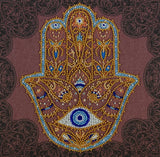 Talisman Golden Hamsa Bead Embroidery Kit ?C DIY Beaded Home Decor Wall Art Model